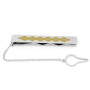 Zoppi Jewels:Fermacravatta in acciaio bicolore:20,00 €
