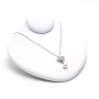 Zoppi Jewels|Collana con cuore in oro 18kt con diamanti e perla coltivata