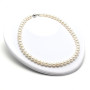 Zoppi Jewels:Collana perle 8/8,5 con susta oro bianco:530,00 €