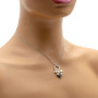 Collana in oro con perle e diamanti 470,00 € Collane con gemme