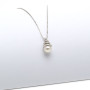 Pendente spirale in oro con diamanti e perla 590,00 € Collane con gemme