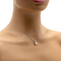 Pendente spirale in oro con diamanti e perla 590,00 € Collane con gemme
