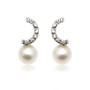 Zoppi Jewels|Orecchini con perle 6mm e diamanti naturali