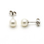 Zoppi Jewels:Orecchini con perle coltivate 7,5mm in oro bianco 18kt:230,00 €