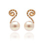 Zoppi Jewels|Orecchini oro rosa con perla e diamanti