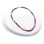 Girocollo di tormaline multicolor con susta tonda in oro 375,00 € Collane con gemme