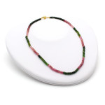 Zoppi jewels|Girocollo di tormalina multicolor con susta tonda in oro|375,00 €
