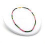 Collana di tormaline multicolor con susta a barile in oro 390,00 € Collane con gemme
