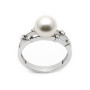 Zoppi Jewels|Anello con perla 8 mm e diamanti 12 Ct