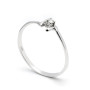 Anello solitario con diamante da 0,03 Ct. 190,00 € Anelli oro diamanti