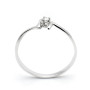 Anello solitario con diamante da 0,03 Ct. 190,00 € Anelli oro diamanti