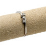 Anello Trilogy con diamanti 0,09 Ct. in oro bianco 280,00 € Anelli oro diamanti