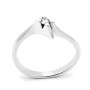 Anello solitario in oro e diamante 0,08ct 450,00 € Anelli oro diamanti