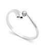 Anello solitario con diamante da 0,03 Ct. 190,00 € Anelli oro diamanti