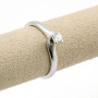 Anello solitario valentino 0,15 Ct. in oro bianco 930,00 € Anelli oro diamanti
