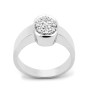 Zoppi Jewels|Anello in oro bianco e diamanti 0,12 ct
