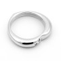 Anello a cuore in oro bianco e diamanti 520,00 € Anelli oro diamanti