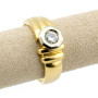 Solitario uomo in oro giallo e diamante 0,28ct 1,00 € Anelli oro diamanti