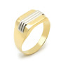 Zoppi Jewels|Anello uomo in oro giallo e bianco