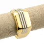 Zoppi Jewels|Anello uomo in oro giallo e bianco