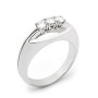 Anello Trilogy in oro con diamanti naturali 0,37ct 1,00 € Anelli oro diamanti