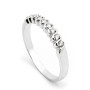 Anello riviera in oro bianco e diamanti naturali 0,25ct 580,00 € Anelli oro diamanti