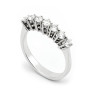 Anello riviera in oro bianco 18kt e diamanti naturali 0,63ct 1,00 € Anelli oro diamanti