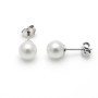 Zoppi Jewels:Orecchini in argento con perla 7mm