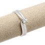 Zoppi Jewels|Anello solitario in oro bianco con diamante naturale 0,15ct