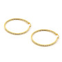 Orecchini a cerchio con pietre 55 mm 20,00 € Orecchini Donna