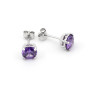 Zoppi Jewels:Orecchini in argento con ametista 6mm