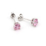 Zoppi Jewels|Orecchini punto luce rosa di francia 5mm in argento