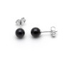 Orecchini in argento con onice 6mm 8,00 € Orecchini Uomo