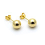 Orecchini a pallino 8mm in argento dorato 14,00 € Orecchini Donna