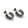 Orecchini unisex a cerchio in argento brunito 18,00 € Orecchini Donna