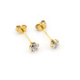 Orecchini punto luce 3,5 mm in oro giallo 45,00 € Orecchini Uomo