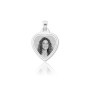 Medaglia foto incisa cuore cornice incisa in argento 925 130,00 € Fotomedaglie incise