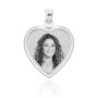 Medaglia foto incisa cuore bombato in argento 925 130,00 € Fotomedaglie incise