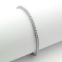 Zoppi Jewels:Tennis unisex in argento e pietre bianche