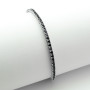 Zoppi Jewels|Tennis in argento con zirconi neri