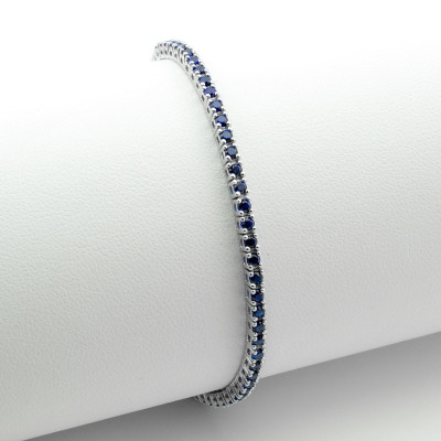 Zoppi jewels|Tennis 3mm in argento con pietre bianche e blu|54,00 €