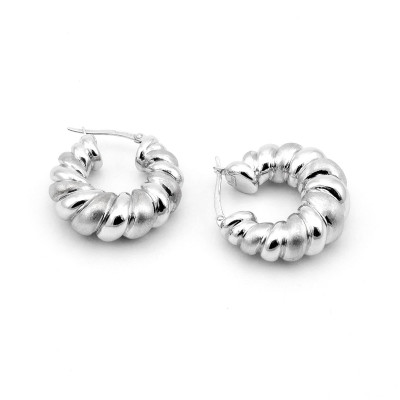 Orecchini DonnaOrecchini in argento rosa con pietra viola69,00 €