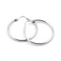 Orecchini a cerchio 32mm in oro bianco 18kt 396,00 € Orecchini Donna