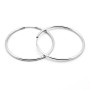 Orecchini a cerchio 37mm in oro bianco 390,00 € Orecchini Donna