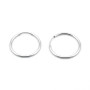 Orecchini cerchio 20mm in oro bianco 84,00 € Orecchini Donna