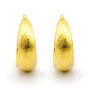 Orecchini a cerchio 27mm in argento dorato satinato 40,00 € Orecchini Donna