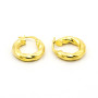 cerchietti torchon 18mm in argento dorato 19,00 € Orecchini Donna