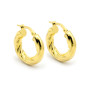 cerchietti torchon 18mm in argento dorato 19,00 € Orecchini Donna