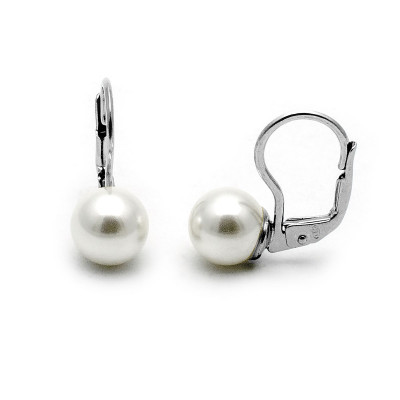 Orecchini con gemmeOrecchini a pallino di agata bianca in argento15,00 €