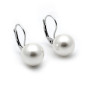 Zoppi Jewels|Orecchini monachella in argento con perla 12mm